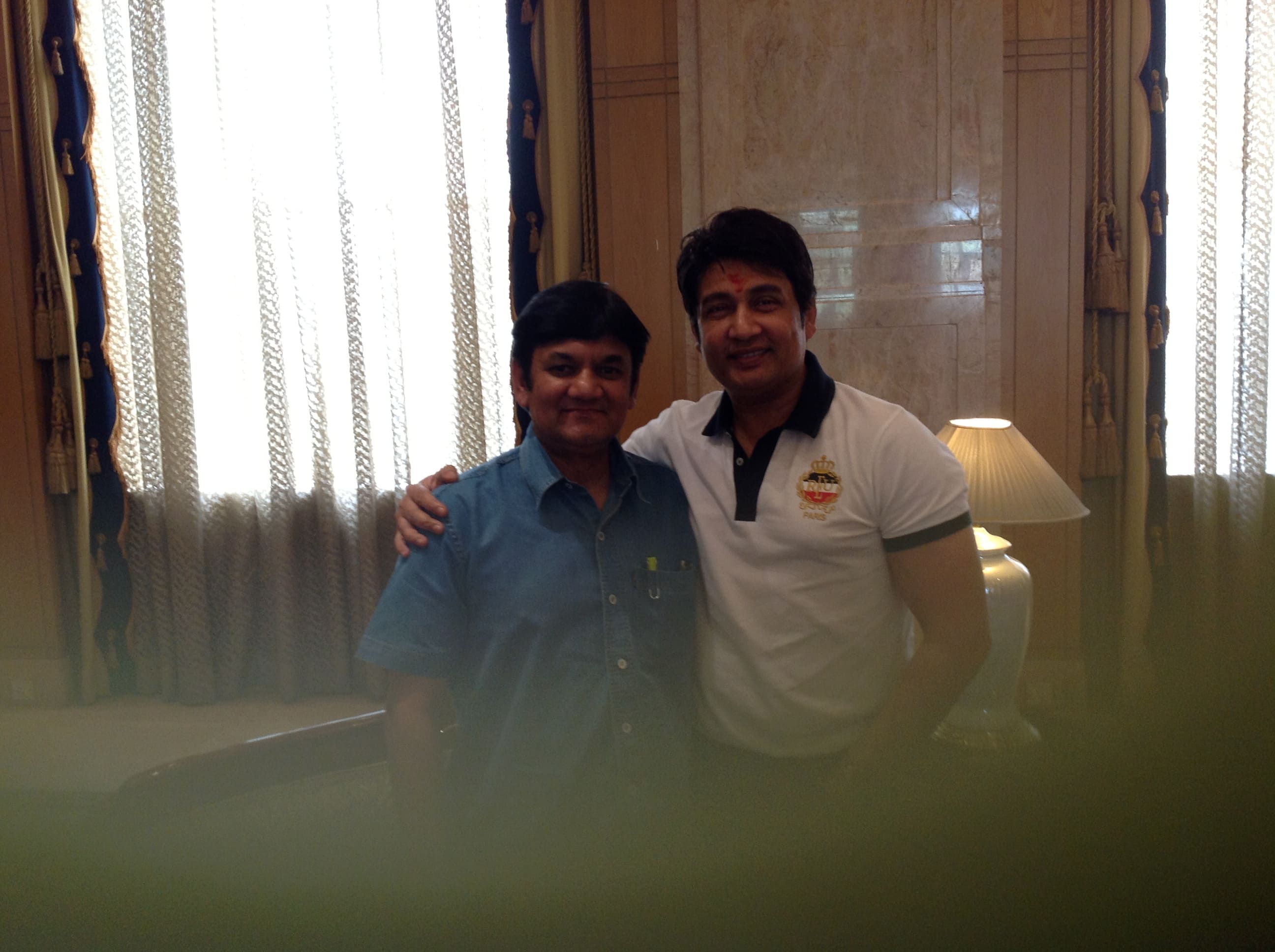 With Shekhar Suman